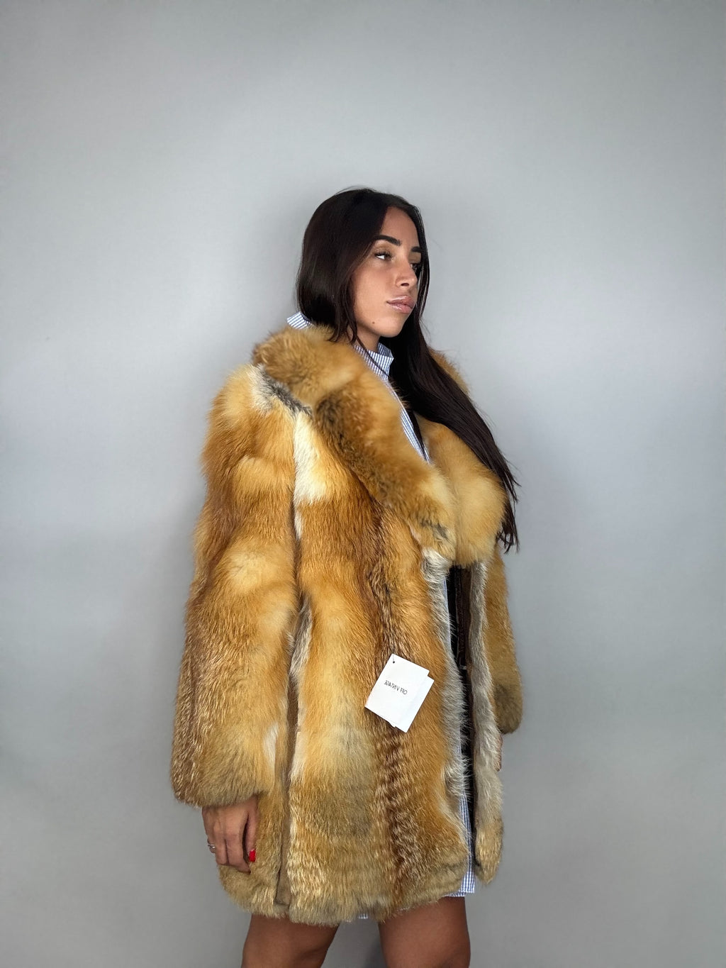 Giacca in volpe rossa