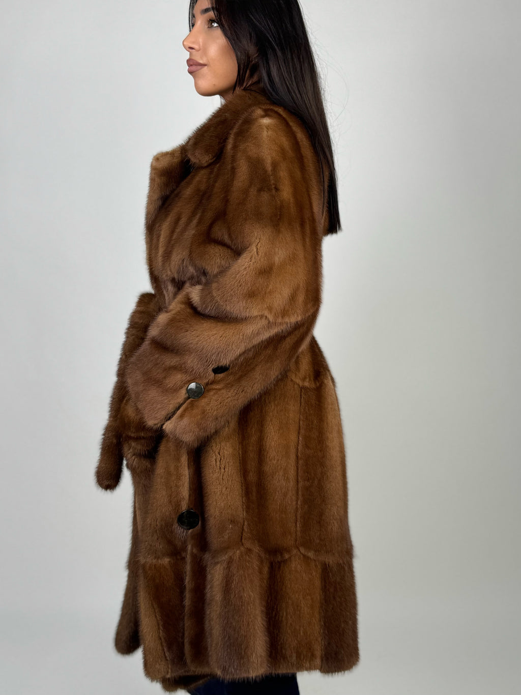 Cappotto in visone N658