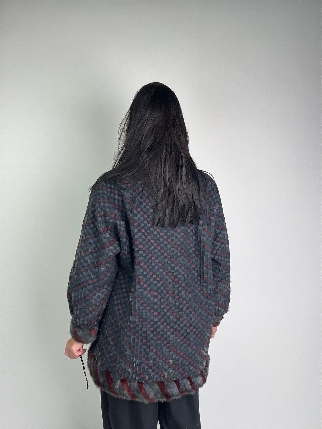 Giacca in visone reversibile N204