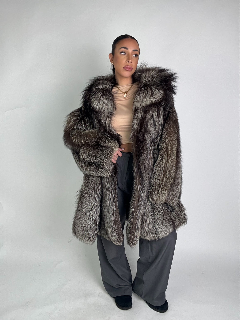 Mink Bomber Jacket