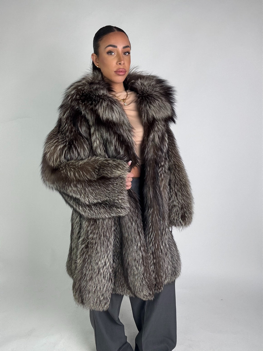Mink Bomber Jacket
