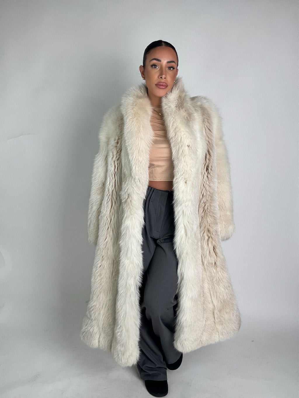 Cappotto in volpe shadow N137