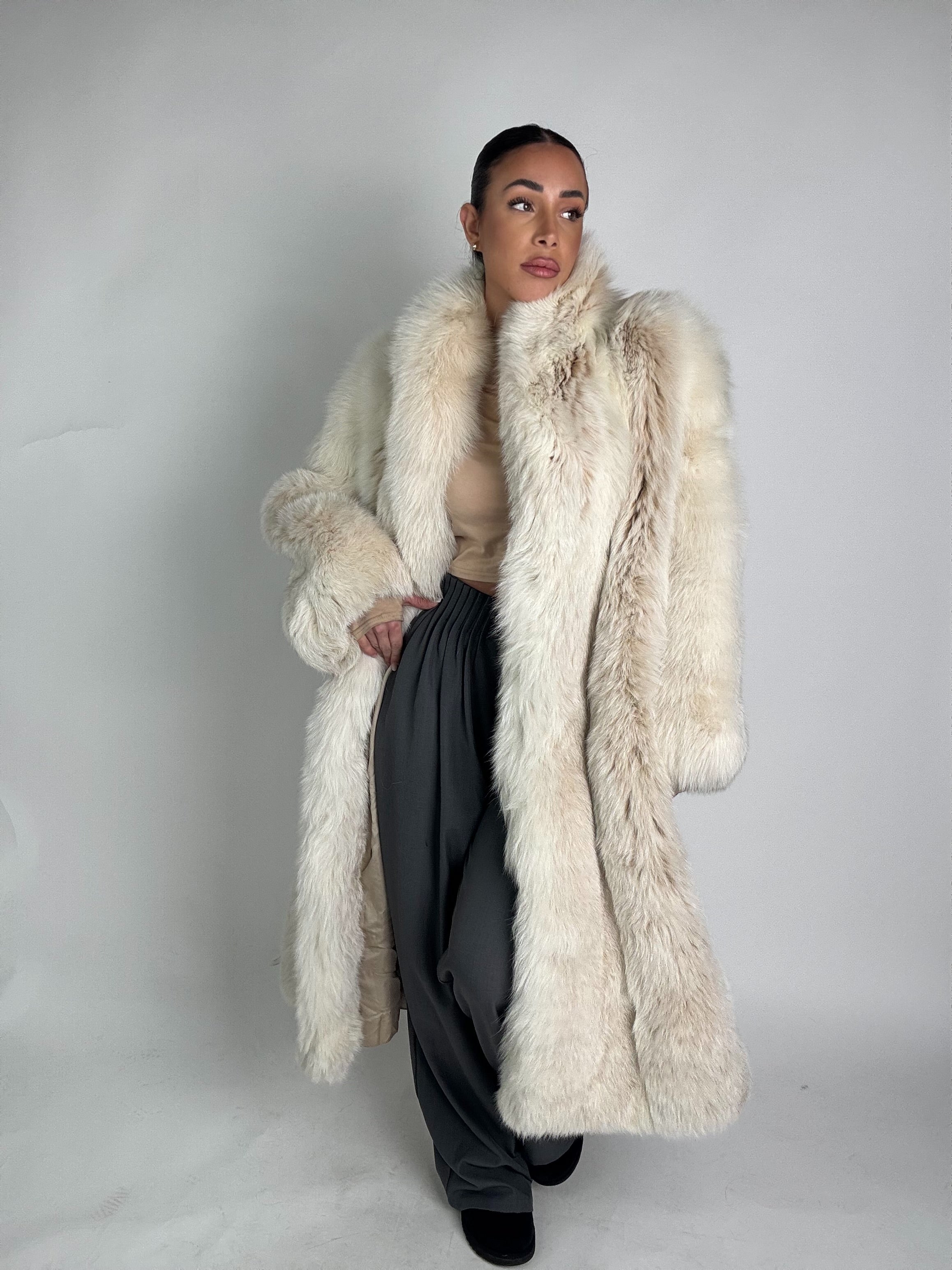 Cappotto in volpe shadow N137