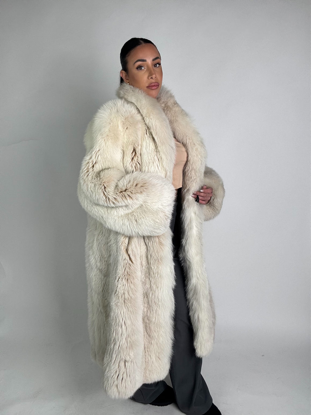 Cappotto in volpe shadow N137
