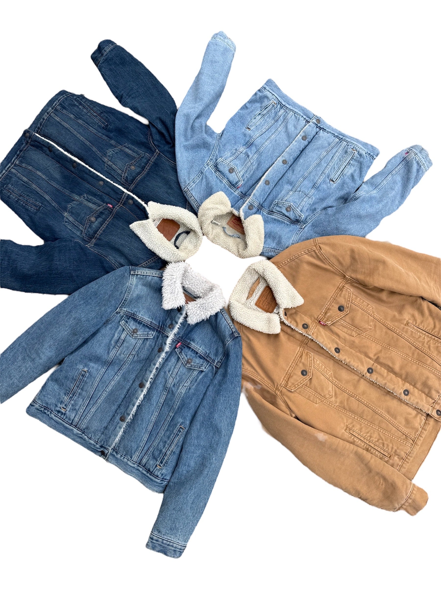 Box mix Levi's denim sherpa