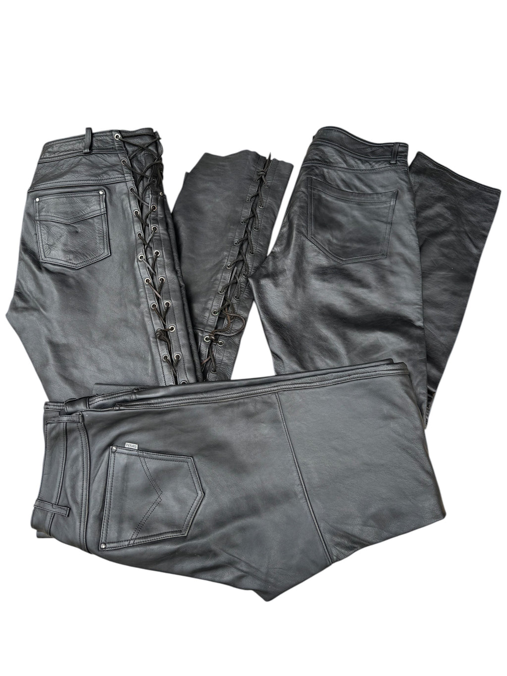Box 3 pieces leather pants