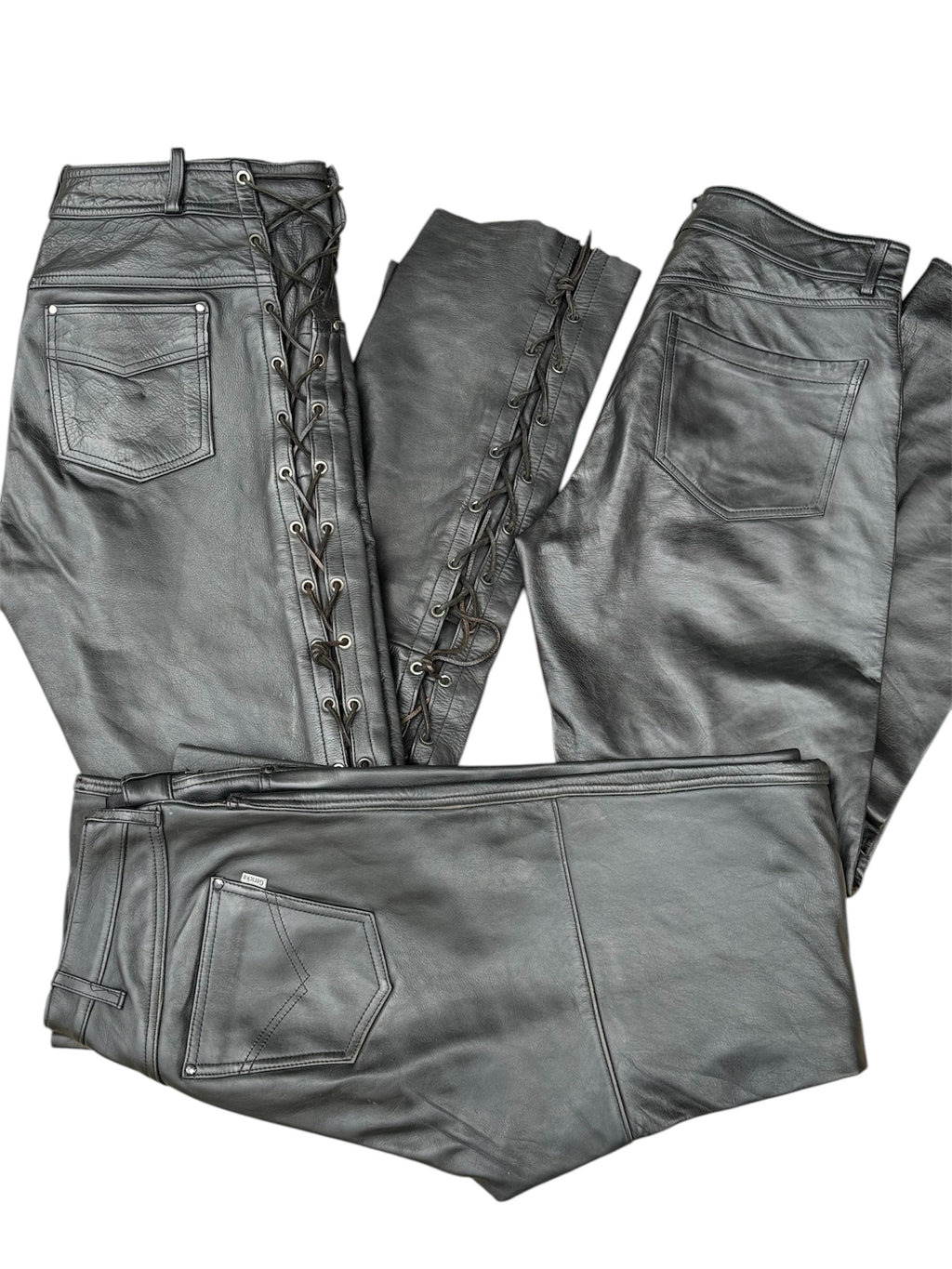 Box 3 pieces leather pants
