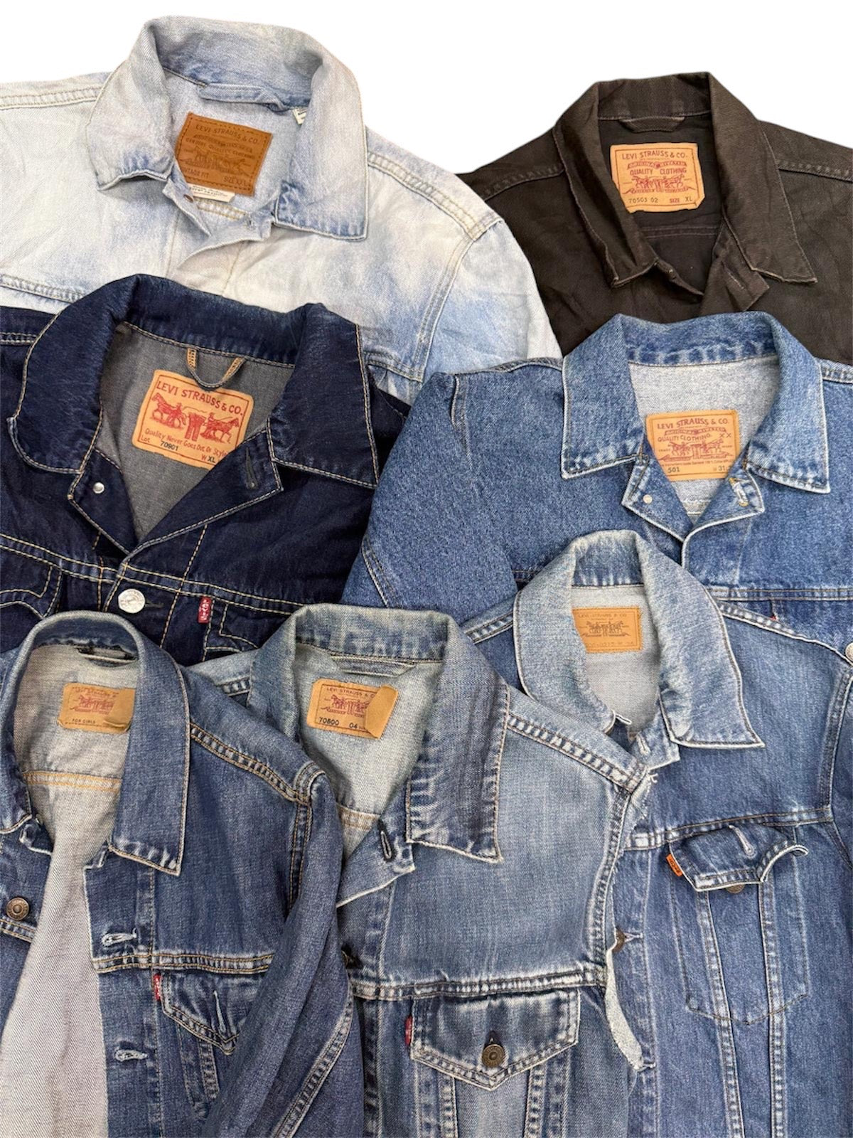Box mix Levi's denim jacket