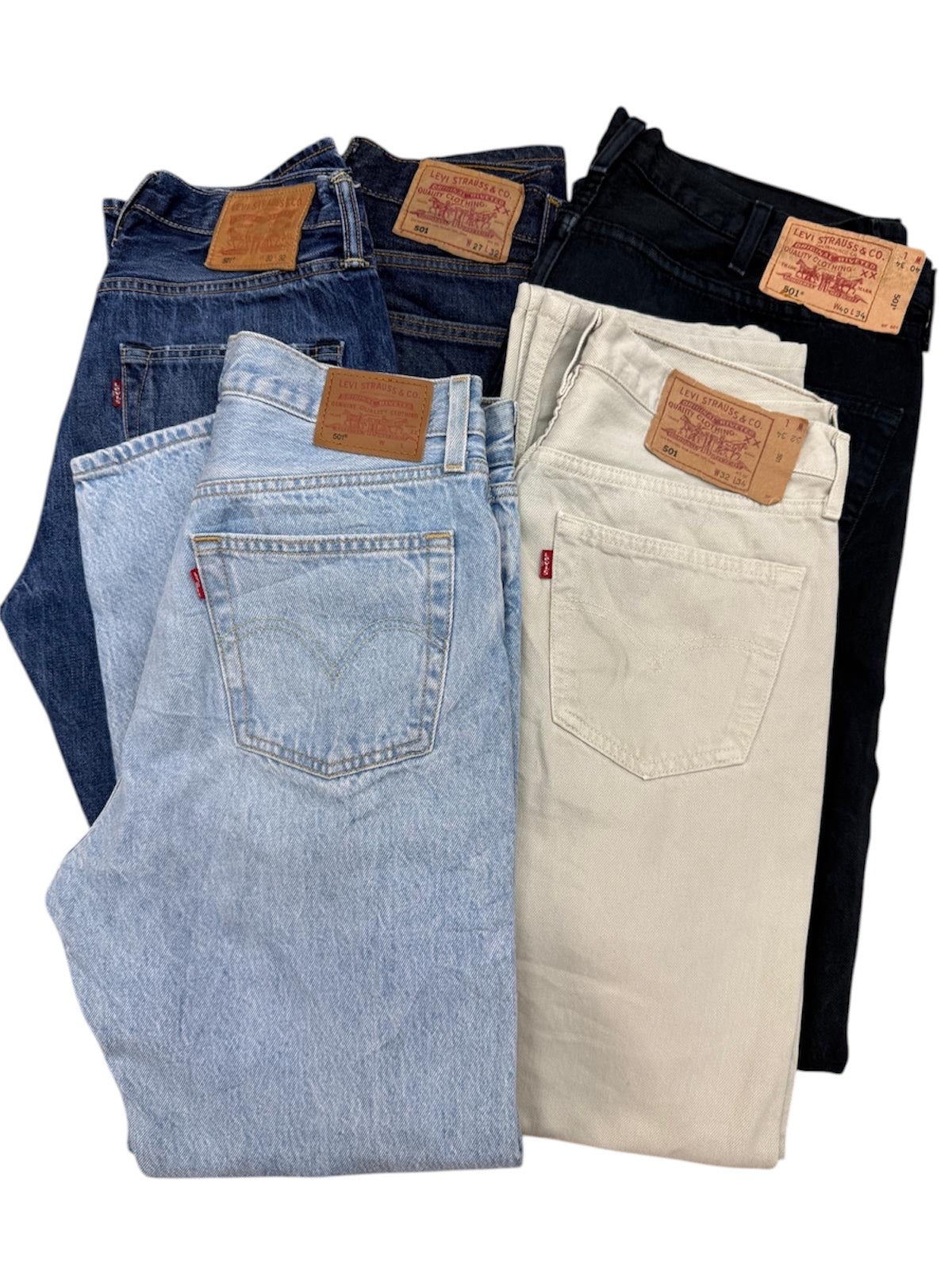 Box only levi's 501 jeans