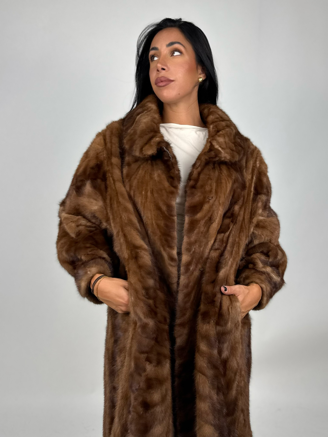 Cappotto in visone N714