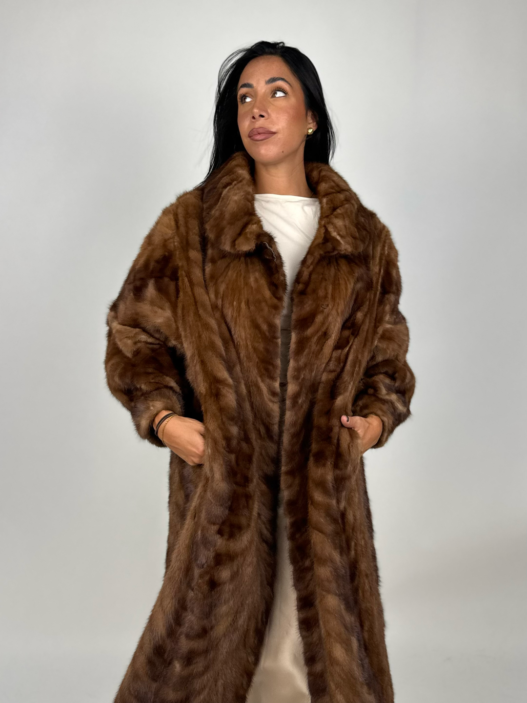Cappotto in visone N714